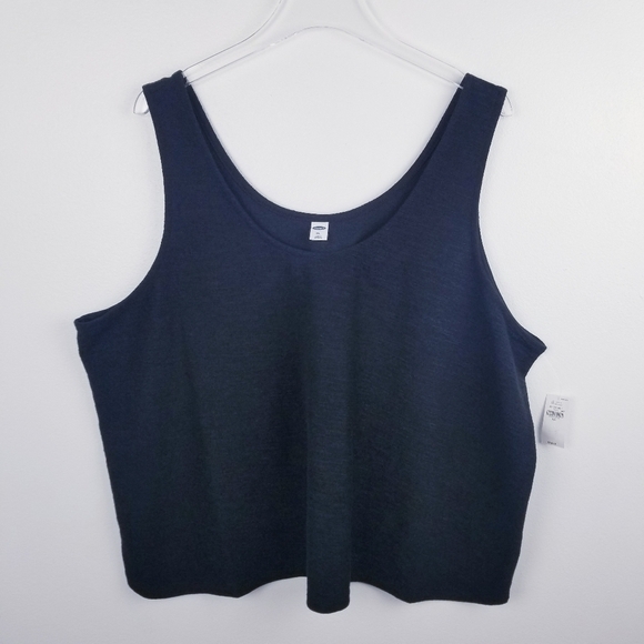 Old Navy Women's Black Lightweight Textured-Knit Tank Top NWT - Picture 1 of 5